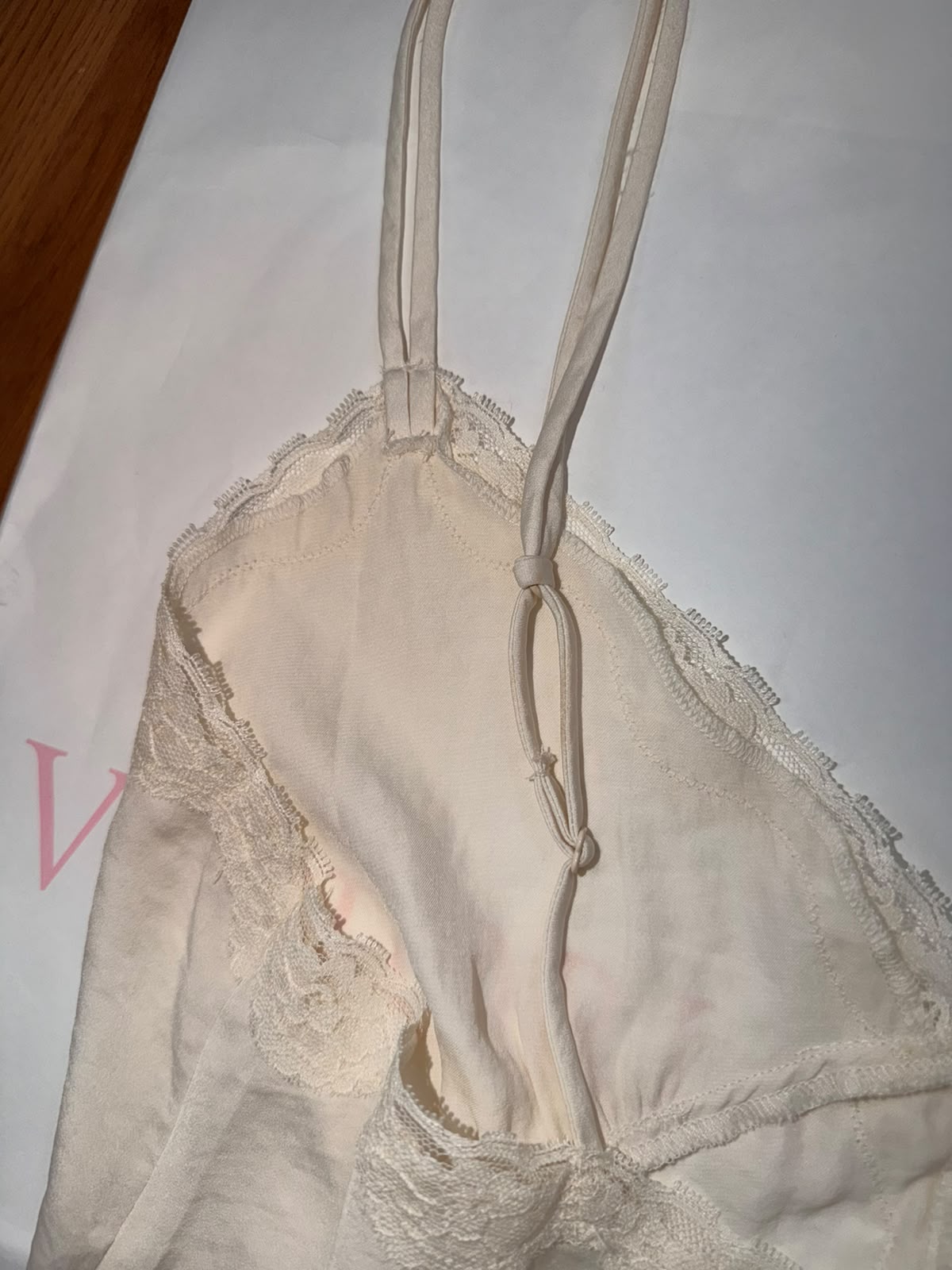 Pijama Encaje Marfil